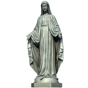 Estatua de mármol de la Virgen María, hecha a medida, Estatua de mármol de la Virgen María