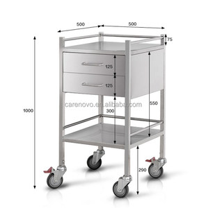 निर्माता आपूर्ति गर्म बिक्री स्टेनलेस स्टील ड्रेसिंग ट्राली - Product Image 1