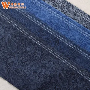 Soft elastic denim jeans fabric hot sale in Tunisia