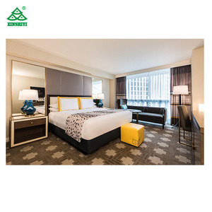 Muebles del dormitorio del <span class=keywords><strong>hotel</strong></span> cama king size tapizados cabecera diseños para habitación de lujo - Product Image 3