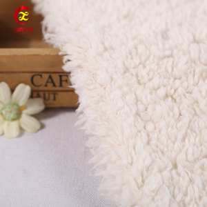 <span class=keywords><strong>Asia</strong></span> el mercado más grande de keqiao venta al por mayor de textiles de cepillado 100% sherpa de poliéster de tela de color claro - Product Image 5