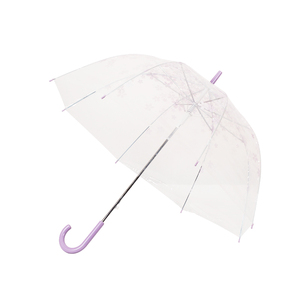 Personnalisé <span class=keywords><strong>parapluie</strong></span> droit pas cher mode femmes transparent <span class=keywords><strong>parapluie</strong></span> avec impression de logo - Product Image 3
