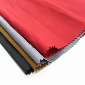 FULL DULL TAFFETA FABRIC BUTTER NS WITH CIRE WR FOR HIGH QUALITY GARMENT