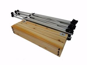 โต๊ะไม้พับได้ปรับความสูงได้,โต๊ะปิกนิกแคมป์กลางแจ้งน้ำหนักเบา - Product Image 4