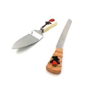 ชุดอุปกรณ์ทำขนมสแตนเลส ที่ตักเค้ก มีดเนย สำหรับ<span class=keywords><strong>พาย</strong></span> พิซซ่า ชีส มีดตัดเค้กแต่งงาน - Product Image 3