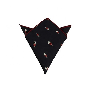 Original Vintage Floral Jacquard Mouchoir Poche Carrée Serviette en Soie <span class=keywords><strong>de</strong></span> Coton pour Bébés Brodé dans le Style <span class=keywords><strong>de</strong></span> Noël - Product Image 3