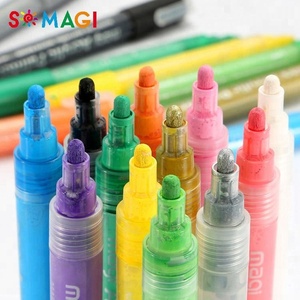 Permanent <span class=keywords><strong>marqueur</strong></span> <span class=keywords><strong>indélébile</strong></span> stylo <span class=keywords><strong>marqueur</strong></span> effaçable à sec Textil marqueurs - Product Image 6