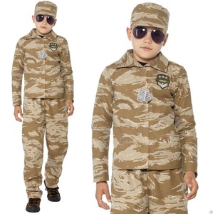 Ragazzi Bambini Deserto Esercito Soldato Camo Commando Uniforme - Product Image 1
