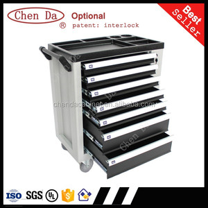 7 tiroirs une porte latérale en acier boîte <span class=keywords><strong>à</strong></span> <span class=keywords><strong>outils</strong></span> avec des <span class=keywords><strong>outils</strong></span> - Product Image 2