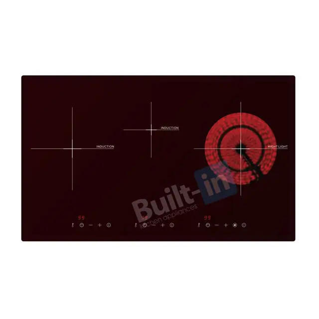 Встраиваемая индукционная варочная панель с 3 горелками