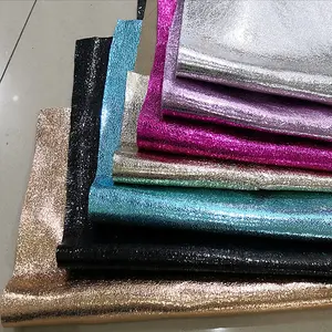 Fancy Brand Chunky Glitter Leather Holographic Synthetic Leather For Bags/Bows/Decorations