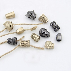 Humeetee — bouchon de boucle de cordon à ressort AP067, accessoires en alliage gravé, corde élastique, pour vêtement - Product Image 5