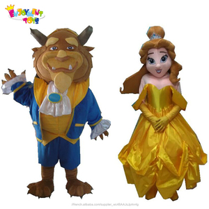 Jouissance CE beauté <span class=keywords><strong>et</strong></span> <span class=keywords><strong>la</strong></span> bête costume de mascotte pour adultes - Product Image 2