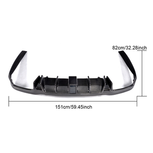 Lame de diffuseur arrière pour voiture en Fiber de carbone, accessoire de véhicule, <span class=keywords><strong>Mercedes</strong></span> Benz E43 <span class=keywords><strong>E63</strong></span> <span class=keywords><strong>AMG</strong></span> E350 E400 Sport 17 — 18, W213 - Product Image 6