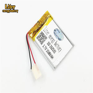 Polymer lithium battery rechargeable battery <span class=keywords><strong>3</strong></span>,7 V 282535 350 mAh Li ion storage battery - Product Image 3
