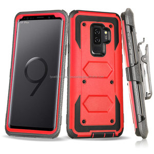 Đầy đủ-Bảo Vệ cơ thể Điện Thoại Di Động Chân Đế Lai Bìa Rugged Holster <span class=keywords><strong>Case</strong></span> cho Samsung Galaxy S9 CỘNG VỚI - Product Image 6