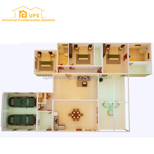 Case prefabbricate del pannello a Sandwich modulare da vendere in Sudafrica per uso residenziale della Villa e del Carport - Product Image 5