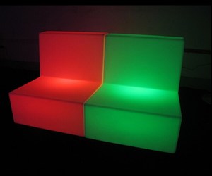 Ensemble de canapés <span class=keywords><strong>lounge</strong></span> LED modernes, canapé modulaire avec lumières rechargeables pour les bars à domicile, les hôtels et les espaces extérieurs - Product Image 6