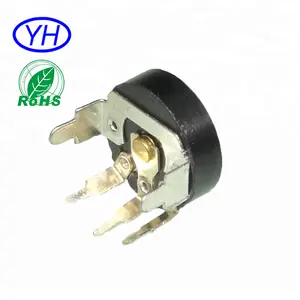 Hoge Kwaliteit Rv16 5K/10K/50K/100K Ohm Koolstof Film Roterende Potentiometer 5-Pins 16Mm Reostaat