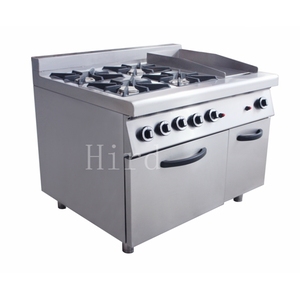 Quemador de Gas comercial con horno y plancha