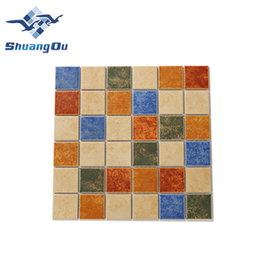 Venta de alta calidad casa habitación de mezcla de Color 48x48mm <span class=keywords><strong>baldosa</strong></span> de cerámica <span class=keywords><strong>mosaico</strong></span> - Product Image 2