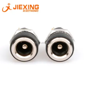 DC-022B DC 전원 잭 소켓 커넥터 dc-222 b 5.5*2.5mm 2.5 소켓 2pin 용접 와이어 유형