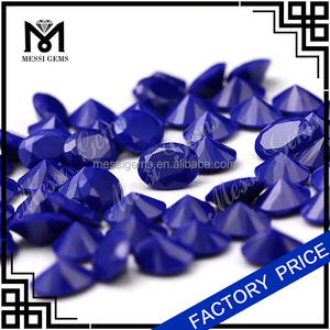 Wuzhou fábrica precios ronda sintético duro nano azul lapislázuli <span class=keywords><strong>piedra</strong></span> - Product Image 5