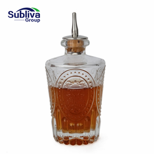 Botella de Estilo Vintage de 130 ml, Botella para Licores Amargos, Vertedor de Licor de Vidrio, Herramienta de Bar, Kit de Barman, Herramientas para Cócteles - Product Image 1