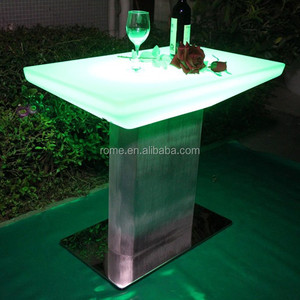 Led discoteca caffè tavolo/led night club da tavolo/glow affitto tavolo da <span class=keywords><strong>bar</strong></span>, mobili <span class=keywords><strong>bar</strong></span> per la vendita - Product Image 1