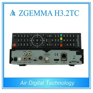 Worldwide Multistream Decoder Zgemma H3.2TC Set Top Box Linux OS Box Dual Core With DVB-S2+2*DVB-T2/C Dual Tuners