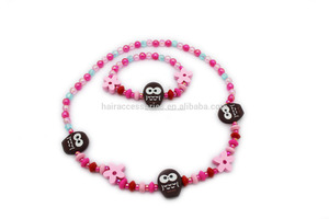 <span class=keywords><strong>lindo</strong></span> de imitación de joyería para los niños de cuentas joyas conjunto collar y pulsera - Product Image 1
