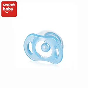 Wholesale OEM Baby Accessories Baby Silicone Dummy Resilient Baby Pacifier Soother with Dust Cover