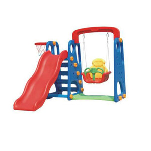 Maison de jeu pour enfants, haute qualité avec glissière et <span class=keywords><strong>balançoire</strong></span> en plastique - Product Image 5