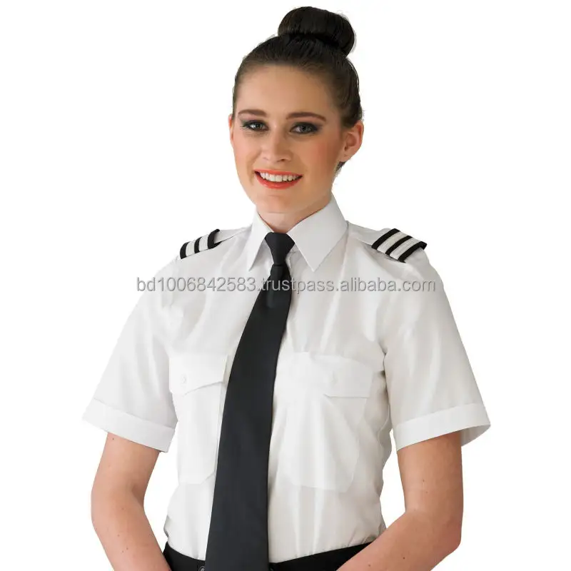Mujer Piloto de avión teledirigido Camiseta Cuello V