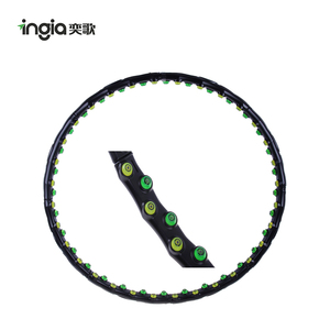 Artículos deportivos desmontable fitness masaje hula hoop con 8 piezas - Product Image 1