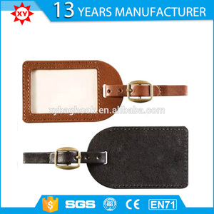 China lieferant personalisierte kofferanhänger aus leder für förderung geschenke - Product Image 5