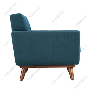 Chine cadre en bois dur d'ameublement de qualité supérieure et <span class=keywords><strong>meubles</strong></span> de <span class=keywords><strong>fauteuil</strong></span> en tissu de lin de haute qualité usine - Product Image 4