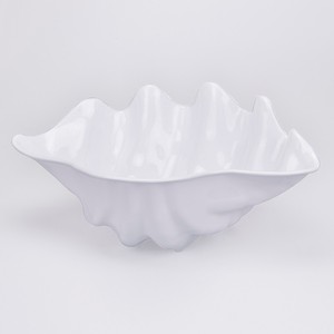 Conteneurs à salade en plastique, grande taille, coquille, bleu marine - Product Image 1