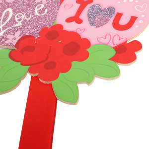 Love Gae sign Gae <span class=keywords><strong>Saint</strong></span> <span class=keywords><strong>Valentine</strong></span>'<span class=keywords><strong>s</strong></span> wooden decorative flower garden yard stake - Product Image 2