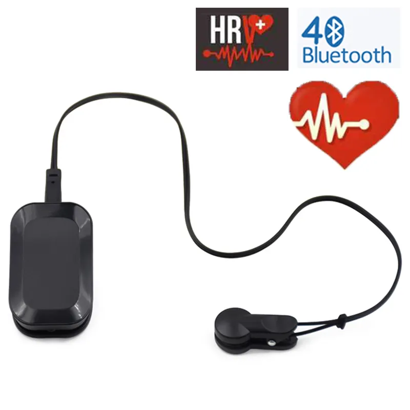 Bluetooth kalp hızı değişkenlik monitörü kulak klipsi parmak kalp hızı sensörü HRV monitör Elite HRV kalp hızı + tutarlı PRO