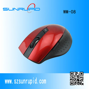 Souris sans fil à molette et 3 boutons avec sensibilité réglable pour ordinateur portable, notebook, PC avec système d'exploitat - Product Image 1