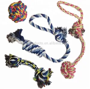 Pet cane Giocattolo Corda di Cotone Intrecciato Bone Forma Chew Toy