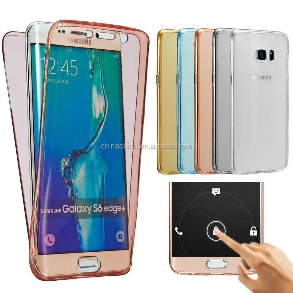 For Samsung Galaxy A3 A5 A7 2016 j1 j3 j5 j7 S6 S7 S6 Edge S8 S9 S10 Plus Grand Prime Silicone TPU Full Body Clear Phone Case