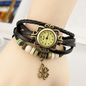 China wholesale Geneva women/Man leather watch - Product Image 5