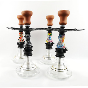 Shisha hookah en verre et aluminium, accessoires pour fumée, shisha hookah, haute qualité, lot de 2 pièces - Product Image 6