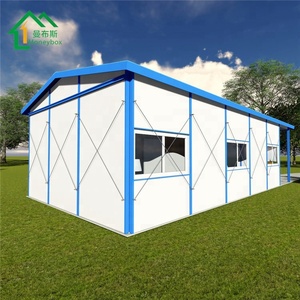 Casa prefabbricata modulare e tenda per uso economico per edifici per uffici campeggio rifugiati poveri - Product Image 2
