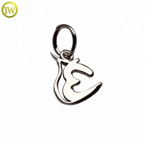 <span class=keywords><strong>Pendentif</strong></span> avec logo gravé personnalisé 3d étiquettes à breloques en métal pour bracelet de bébé - Product Image 3