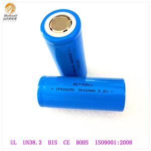 IFR 26650 3000 mAh <span class=keywords><strong>3</strong></span>.<span class=keywords><strong>2</strong></span> V li-ion reachargeable batería para la luz solar energía almacenada - Product Image 2