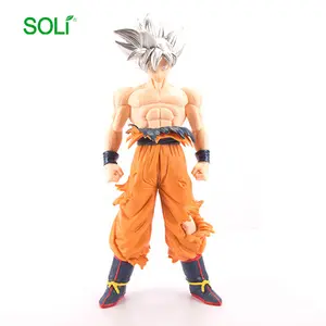 26 cm DBZ DBS super super saiyan son goku Action figures toys while hair goku