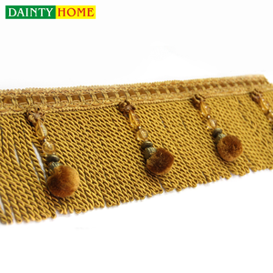 Accesorios textiles moda pompom Franja para <span class=keywords><strong>cortinas</strong></span> - Product Image 4